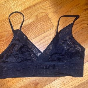 Calvin Klein black lace bralette